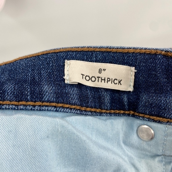 J. CREW Mid Rise Medium Wash Skinny Denim Blue Jeans Size 26 - Picture 7 of 10